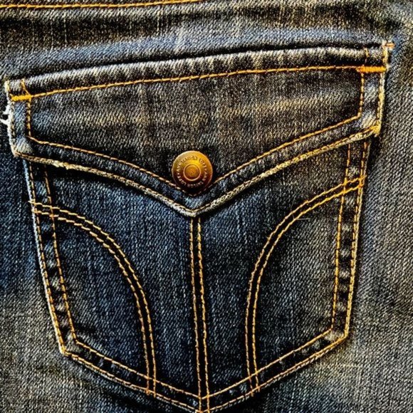 Ann Taylor LOFT Cotton Spandex Blend Slim Boot Denim Blue Jeans Size 10P - Picture 9 of 11